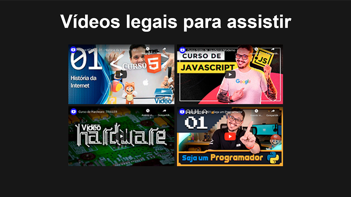 Projeto Vídeos